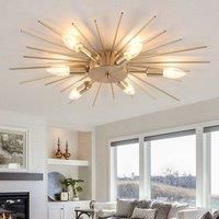 6 Light 60cm Dimmable Flush Mount