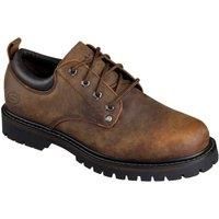 Skechers Lace Mens Shoes Tom Cats Lace Up Shoe Dark Brown