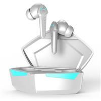 Wireless Earbuds Gaming Earphones, Low Bluetooth 5.2 45ms (White)