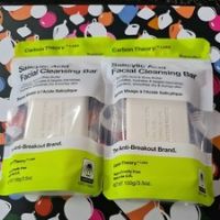 2×Carbon Theory Salicylic Acid & Shea Butter Exfoliating Cleansing B 2,pack,100g