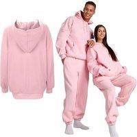 Unisex Black Unisex Comfort Hoodie with Built-In Eye Mask or Set w/ Joggers - 7 Sizes & 6 Colours