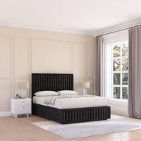 Madison Plush Velvet Memory Foam Bed Set With 4 Drawers, Mattress & Headboard