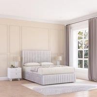 Madison Plush Velvet Memory Foam Bed Set With 4 Drawers, Mattress & Headboard