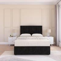 Kansas Plush Bed Set With No Drawers Mattress & 26" Headboard