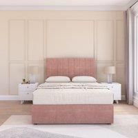 Kansas Plush Bed Set With No Drawers Mattress & 26" Headboard