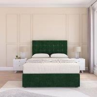 Alabama Plush Bed Set With No Drawers Mattress & 26" Headboard