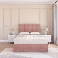 Alabama Plush Bed Set With No Drawers Mattress & 26" Headboard
