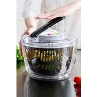 5L Kitchen Manual Salad Spinner Fruit Washer Drainer Bowl