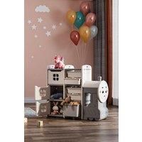 Cute Toys Storage Rack for Kids Floor Standing Bus