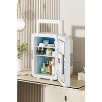 10L Dual-Use Mini Refrigerator White
