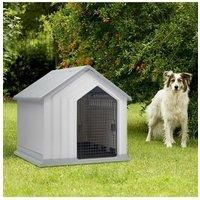 Plastic Dog Cat Kennel House Weatherproof For Indoor And Outdoor Pet Shelter