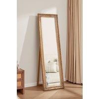 Contemporary Gold Carved Full Length Mirror