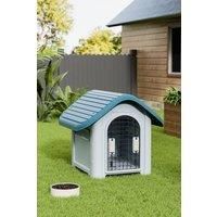 Durable Plastic Dog House with Ventilation for Outdoor Indoor