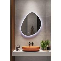 70*60cm Modern Frameless Irregular LED Wall Mirror