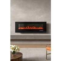 50inch Wall Mounted Electric Fireplace Black
