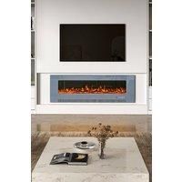 60inch Wall Mounted Electric Fireplace Grey