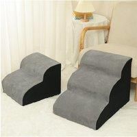 Comfy Non-Slip Pet Steps with Removable Cover 40cm W x 39cm D x 31cm H