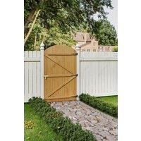Semi Braced Arch Top Strong Wooden Garden Gate 105cm W x 180cm H