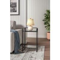 Rectangle Tempered Glass Side Table