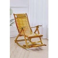 Bamboo Rocking Chair Foldable Recliner