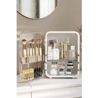 Cosmetic Organizer Skincare Display Box With Makeup Mirror