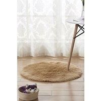 Khaki Interior Decoration Plush Carpet