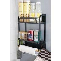 Magnetic Fridge Organizer Metal Kitchen Rack
