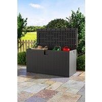 99-Gallon Rattan Outdoor Deck Box