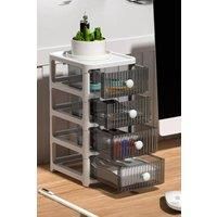 4 Tier Drawer Multifunctional Desktop Holder Rack