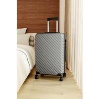 Lightweight Hardside Travel Suitcase with Spinner Wheels, 28" Silver