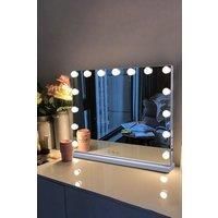 Large Hollywood Vanity Mirror with 3 Lighting Modes & Touch Screen Control,Tabletop Mirror For Home
