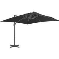 Cantilever Umbrella with Aluminium Pole 300x300 cm Anthracite