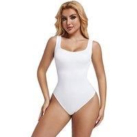 Skims Inspired Supportive And Stylish Seamless Ribbed Bodysuit!