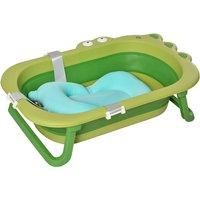 Ergonomic Baby Bathtub With Baby Cushion!