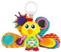 LAMAZE Jacques the Peacock, Clip on Pram and Pushchair Newborn Baby Toy, Sensory Toy for Babies Boys and Girls from 0 to 6 Months