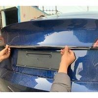Stainless Steel Trunk Molding Tailgate Trims Strips For Tesla Model 3 2018 2019 2020 2021 2022
