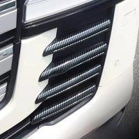 Carbon Fiber Front Air-Inlet Grille Grill Cover Trims For Toyota Land Cruiser 300 LC300 2022 2023