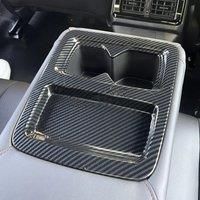 Carbon Fiber Interior Rear Seat Cup Holder Cover For Honda Accord 2023 2024 2025 Accessories