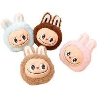 Unisex Brown Cute Lafufu Keychain Doll - Playful Summer Accessory!