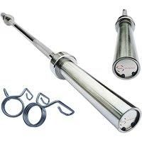 Body Revolution Olympic Barbell Bar - Olympic Weight Lifting Bar for 2 Inch Weights Plates - Commercial Barbell for Bench Press, Squats, Curls, Deadlift and Powerlifting - Spring Collars Included