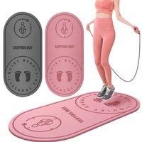 Non-Slip Extra-Long Yoga Mat - Pink And Grey