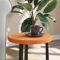 Table Top Round Wax Brown £30x2.5 cm Solid Wood Pine
