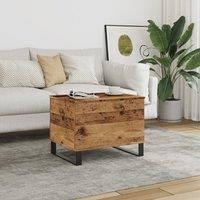 Coffee Table Old Wood 60x44.5x45 cm Engineered Wood