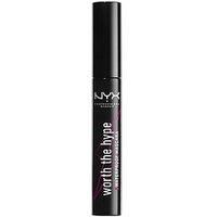 NYX Professional Makeup Worth The Hype Waterproof Mascara, volumising And Lengthening, Tapered Brush Reaches All Lashes, Caring Jojoba Oil, Shade: Black