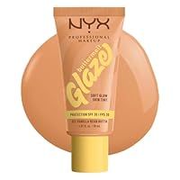 NYX Professional Makeup Buttermelt Glaze Soft Glow Skin Tint + SPF/FPS 30, Foundation, 12h Wear, Vanilla Bean Butta