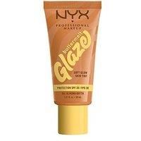 NYX Professional Makeup Buttermelt Glaze Soft Glow Skin Tint + SPF/FPS 30, Foundation, 12h Wear, Halzenut Butta