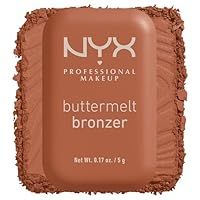 NYX Professional Makeup Buttermelt Bronzer, Powder, Cream for Contouring, Blends Like Powder, Butta Ballin/'