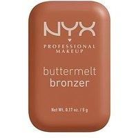 NYX Professional Makeup Buttermelt Bronzer, Powder, Cream for Contouring, Blends Like Powder, Butta Match