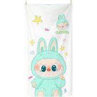 Lafufu Cartoon Microfibre Beach Towel - Anti-Sand, Vibrant Print, Gift Ready