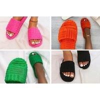 Women'S Lounge Sandals - 6 Uk Sizes & 5 Colours - Pink